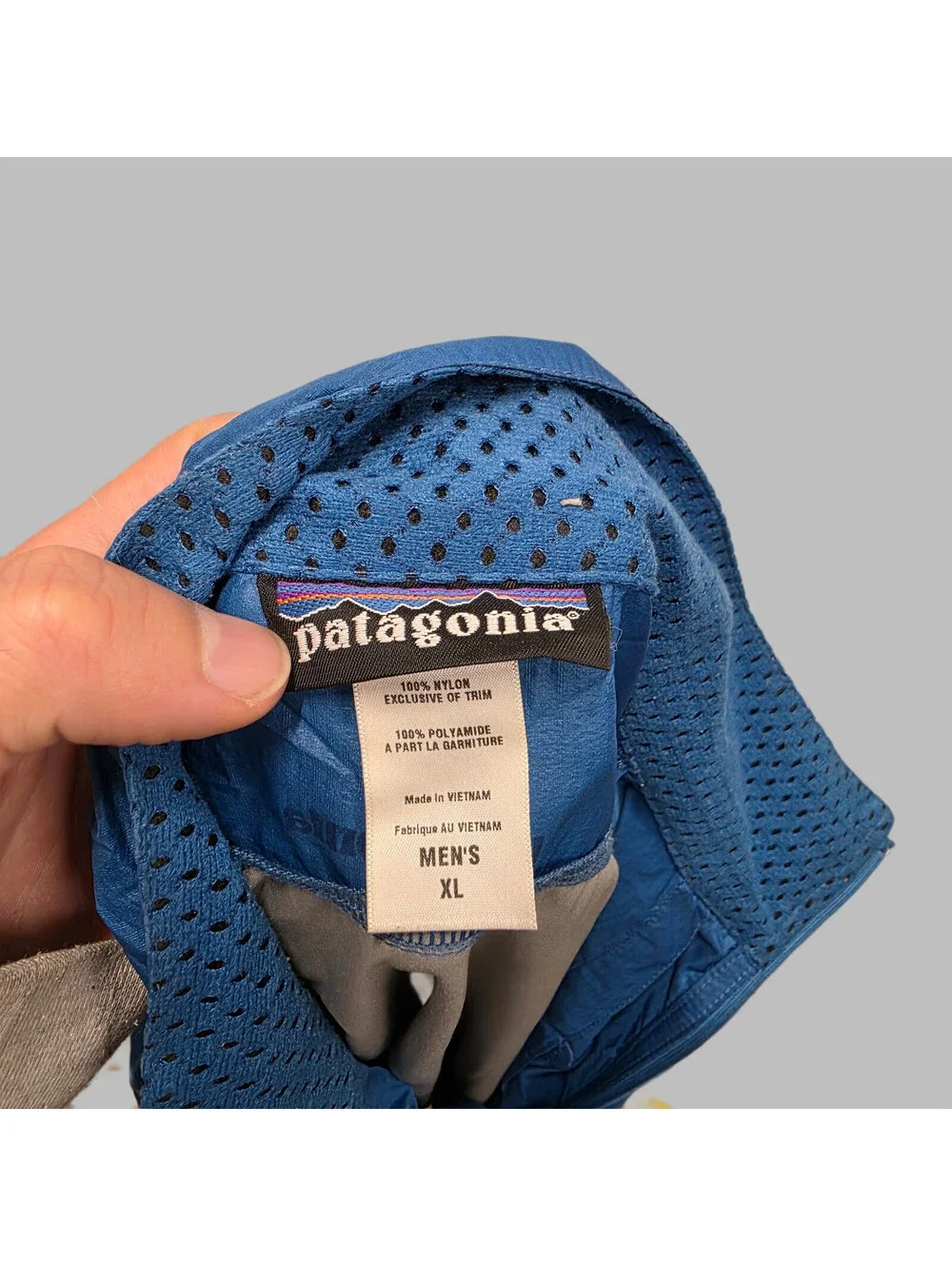 Patagonia Traverse Jacket Mens XL Blue Grey everyday softshell windbreaker 25x34